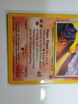 Pokemon TCG Moltres Black Star Promo 21 LP WOTC 2000 Vintage Pokemon - Image 5