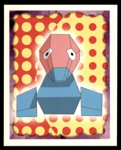 1999 Pokemon Merlin Stickers Porygon U.K. #137 Vintage - Image 1
