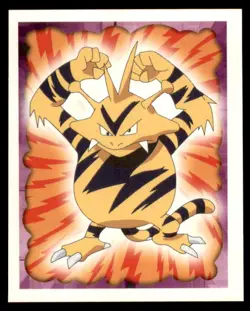 1999 Pokemon Merlin Stickers Electabuzz U.K. #125 Vintage - Image 1