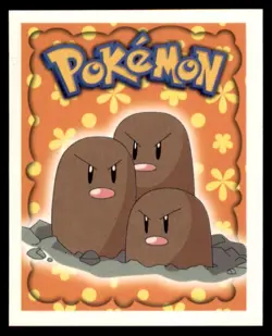 1999 Pokemon Merlin Stickers Dugtrio U.K. #51 Vintage - Image 1