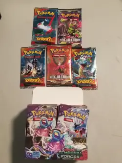 Pokemon TCG Scarlet & Violet Temporal Forces Booster Box+ 5 More Pack New Sealed - Image 2
