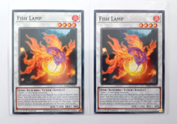 2x Yugioh Card Fish Lamp PHNI-EN044 1st Edition NM - Image 1