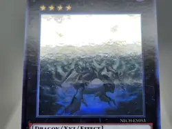 YuGiOh Dark Rebellion XYZ Dragon NECH-EN053 1st Edition Ghost Rare NM - Image 3