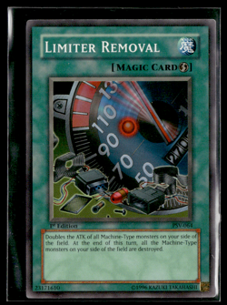 Yugioh Limiter Removal PSV-064 1st Edition Super Rare LP - Image 1