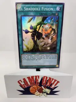 YuGiOh El Shaddoll Fusion NECH-EN064 1st Edition Super Rare NM - Image 1