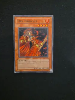 Yugioh Fire Princess LON-034 Super Rare - Image 1