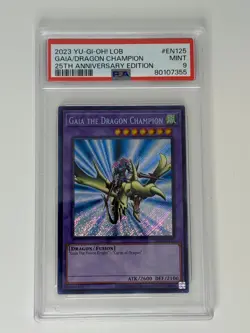 Gaia the Dragon Champion LOB-EN125 YuGiOh Legend of Blue Eyes White Dragon: 25th - Image 1