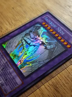 YUGIOH Rainbow Neos (PTDN-EN044) Ghost Rare 1st Edition NM See Pictures - Image 3