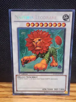 Yugioh - Naturia Leodrake - HA02-EN058 - 1st Edition Secret Rare - Near Mint NM - Image 1