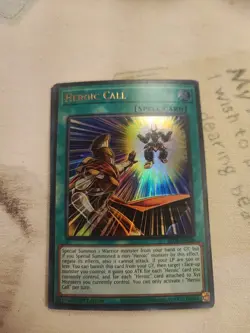 Yugioh! Heroic Call - BLCR-EN026 - Ultra Rare - 1st Edition Near Mint, English - Image 1