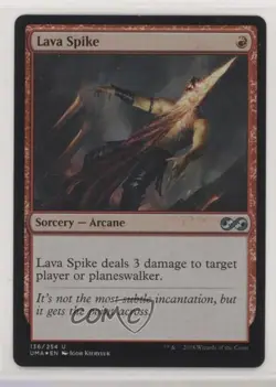 Lava Spike Foil Magic: Ultimate Masters #136 fv8 - Image 1