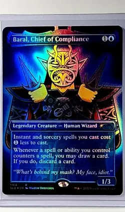 MTG Magic The Gathering Secret Lair Drop Series Foil Baral, Chief of Compliance - Image 1