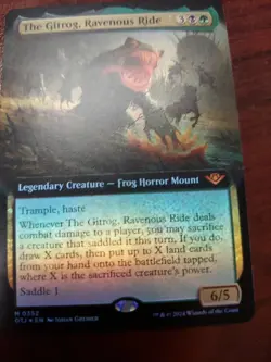 The Gitrog, Ravenous Ride (Extended Art) Outlaws of Thunder Junction Foil - Image 1
