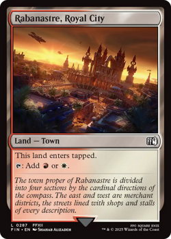 Rabanastre, Royal City (Foil) - 287 - FINAL FANTASY- Near Mint - MTG - Image 1