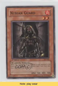 Nubian Guard 1st Ed. YuGiOh Ancient Sanctuary #AST-066 2004 READ 3y7 - Image 1