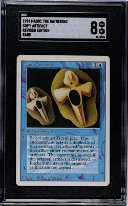 1994 MTG: Revised Edition Copy Artifact SGC 8 - Sweet Graded Vintage MTG Card - Image 1