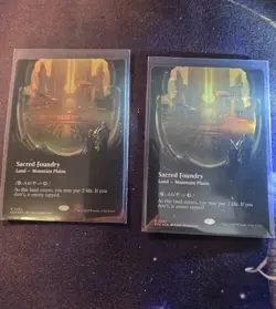 Edge Of Eternities Foil Full Art Sacred Foundry (282) X2 - Image 1