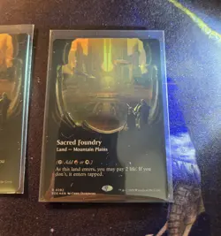 Edge Of Eternities Foil Full Art Sacred Foundry (282) X2 - Image 2