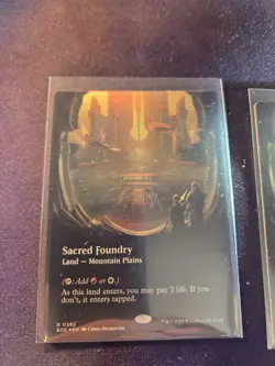 Edge Of Eternities Foil Full Art Sacred Foundry (282) X2 - Image 3
