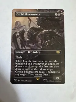 Orcish Bowmasters Borderless #433 - MTG LOTR - Near Mint - Magic LTR - Image 1