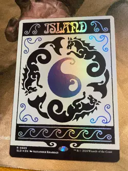 Island Foil Secret Lair AlienAuroras/Deathburger 889 Bonus - Image 1