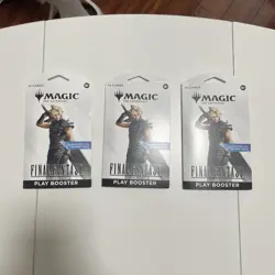 Lot Of 3 Magic the Gathering Final Fantasy Play Booster Packs - Image 1