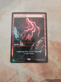 Lightning Bolt (084) Foil Secret Lair MTG LP - Image 1