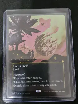 Lotus Field (0158) (Borderless) (Galaxy Foil) Edge of Eternities: Stellar Sight - Image 1