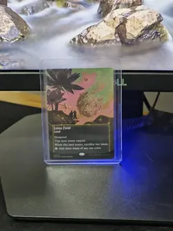 Lotus Field (0158) (Borderless) (Galaxy Foil) Edge of Eternities: Stellar Sight - Image 2