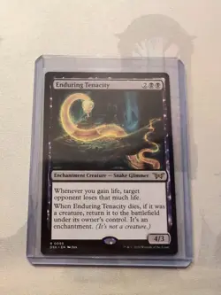 MTG - Enduring Tenacity - Duskmourn: House Of Horror - Regular Non-foil - Image 1