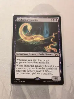 MTG - Enduring Tenacity - Duskmourn: House Of Horror - Regular Non-foil - Image 2