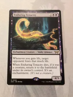 MTG - Enduring Tenacity - Duskmourn: House Of Horror - Regular Non-foil - Image 3