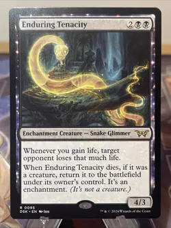MTG - Enduring Tenacity - Duskmourn: House Of Horror - Regular Non-foil - Image 1