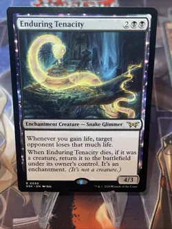 MTG - Enduring Tenacity - Duskmourn: House Of Horror - Regular Non-foil - Image 2