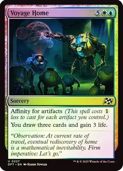 MTG FOIL Voyage Home - Aetherdrift #227 - Image 1