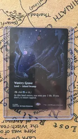 Watery Grave GALAXY FOIL Borderless 381 Edge of Eternities EOS MTG Unplayed Mint - Image 3