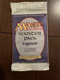 Magic the Gathering Legends Booster Factory Sealed s - Image 1