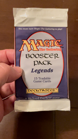 Magic the Gathering Legends Booster Factory Sealed s - Image 2
