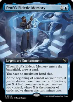 Proft's Eidetic Memory (Extended Art) - Near Mint MTG Murders at Karlov Manor - Image 1