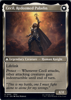 Cecil, Dark Knight (Final Fantasy) [FIN] (MTG) Magic the Gathering - Image 2