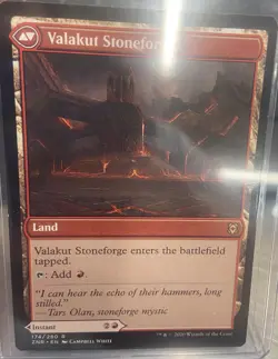 MTG Valakut Awakening Valakut Stoneforge Zendikar Rising 174/280 Regular Rare - Image 2