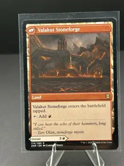 MTG Valakut Awakening Valakut Stoneforge Zendikar Rising 174/280 Regular Rare - Image 1