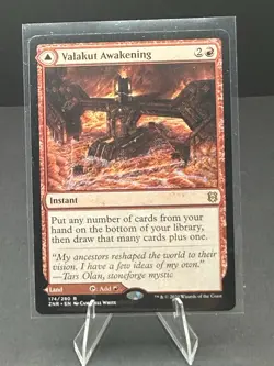 MTG Valakut Awakening Valakut Stoneforge Zendikar Rising 174/280 Regular Rare - Image 2