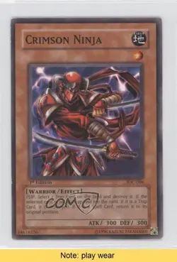 Crimson Ninja 1st Ed. YuGiOh Invasion of Chaos #IOC-006 2004 READ 3y7 - Image 1