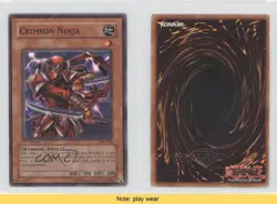 Crimson Ninja 1st Ed. YuGiOh Invasion of Chaos #IOC-006 2004 READ 3y7 - Image 3