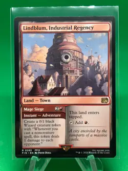 Lindblum, Industrial Regency Final Fantasy Rare #285 Magic the Gathering - Image 1