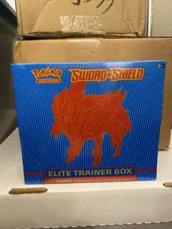 Pokemon Zamazenta Sword and Shield ETB Elite Trainer Box New Factory Sealed Rare 820650104459 - Image 1