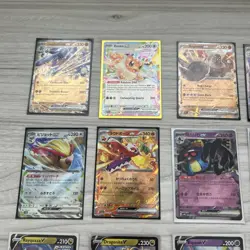 Pokemon TCG Bundle Of 15 Ex And V Cards, English Japanese Korean - Image 2