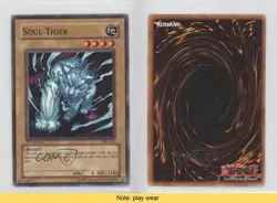 Soul Tiger 1st Ed. YuGiOh Invasion of Chaos #IOC-003 2004 READ 3y7 - Image 3