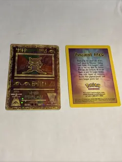 Ancient Mew Promo Pokemon Movie 2000 Holo Foil Rare (With Info Card) NM - Image 1